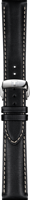 Horlogeband Tissot T600045690 / T9274074606101A Leder Zwart 20mm - thumbnail