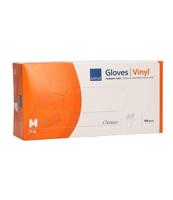 Abena poedervrije vinyl handschoenen maat medium 100 stuks - thumbnail
