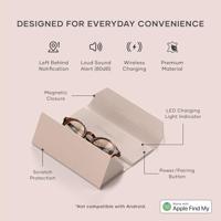 Satechi FindAll vegan-lederen brillenkoker met FindMy - Desert Rose - thumbnail