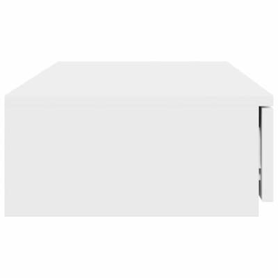 Bedlades met lade Wit 75 x 36,5 x 16,5 cm Bewerkt hout Bedlades met lade Wit 75 x 36,5 x 16,5 cm Bewerkt hout