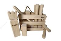 Kubb in houten kist - thumbnail