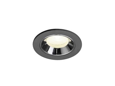 SLV InbouwspotNuminos XS zwart/chroom 4000K - 20gr - 1009309