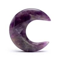 Edelstenen Maan Amethist - 4 cm - thumbnail