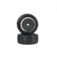 Arrma - dBoots Katar T Belted 6S Tire Set Glued (Blk) (2) (ARA550097) - thumbnail