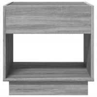 Nachtkastje met Infinity LED 50x50x50 cm grijs sonoma eiken - thumbnail