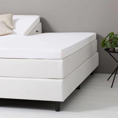Dekbed Discounter DD Splittopper Hoeslaken Katoen - Wit 180 x 220