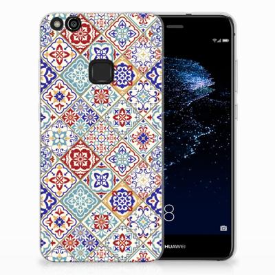 Huawei P10 Lite | TPU | Siliconen hoesje | Tiles Color Huawei P10 Lite | TPU | Siliconen hoesje | Tiles Color