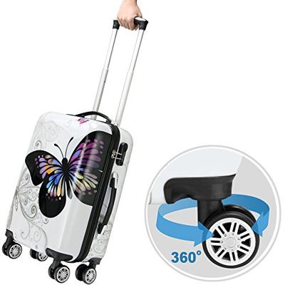 Butterfly 4-delige hardcase kofferset polycarbonaat Butterfly 4-delige hardcase kofferset polycarbonaat