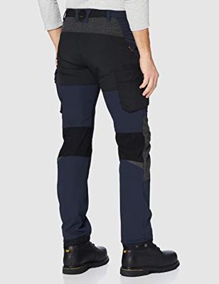 Blåkläder Service werkbroek met 4-weg stretch 14221645 | Donker marineblauw/Zwart | Maat 60 - 7330509734537