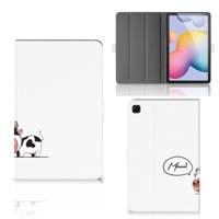 Samsung Galaxy Tab S6 Lite | S6 Lite (2022) Hippe Tablet Hoes Cow - thumbnail