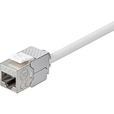 Renkforce CAT 6A RJ45-inbouwmodule Afgeschermde behuizing Keystone