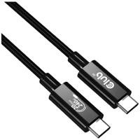 club3D CAC-1575 USB-C-kabel USB 4.0 USB-C stekker 2.00 m Zwart - thumbnail