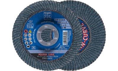 PFERD TOOLS 67689062 Z Sgp Curve Steelox Lamellenschijf Diameter 125 mm Boordiameter 22.23 mm Korrelgrootte (num) 40 10 stuk(s) PFERD TOOLS 67689062 Z Sgp Curve Steelox Lamellenschijf Diameter 125 mm Boordiameter 22.23 mm Korrelgrootte (num) 40 10 stuk(s)