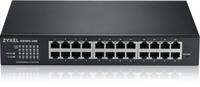 Zyxel GS1915-24E Gigabit cloudgebaseerde switch, 24-poorten, GbE Smart Hybrid Mode Switch, standalone of NebulaFlex Cloud, rackmount, zonder ventilator - thumbnail