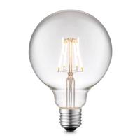 Edison Vintage LED filament lichtbron Globe - Helder - G95 Deco - Retro LED lamp - 9.5/9.5/13.5cm - geschikt voor E27 fitting - Dimbaar - 4W 440lm 3000K - warm wit licht - thumbnail