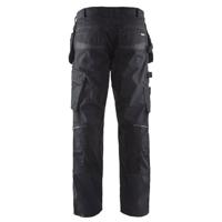 Blåkläder Service werkbroek met stretch en spijkerzakken 14961330 | Zwart/Donkergrijs | Maat 62 - 7330509555835 - thumbnail