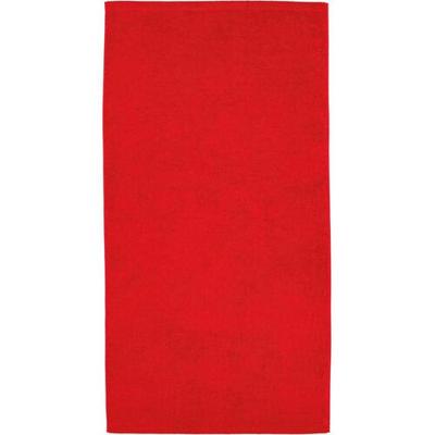 Cawö Cawo Lifestyle Uni Handdoek 50x100 Rood