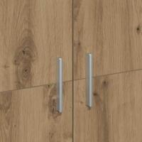 Hoogbord Artisan Eiken 80x35x180 cm Geengineerd Hout - thumbnail