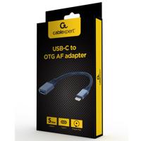 GEMBIRD ADAPTADOR USB-C - USB 3.0 OTG SPACE GREY A-USB3C-OTGAF-01 - thumbnail
