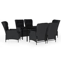 7-delige Tuinset donkergrijs - thumbnail