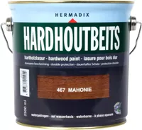 Hermadix hardhoutbeits zijdeglans 2500 ml mahonie (467) - thumbnail