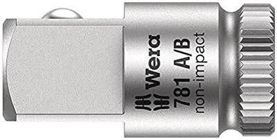 Wera 781 A 1/4" Adapter | Verbindingsstuk | 781 A/B x 3/8 x 25.2 mm x 1/4" - 05042670001