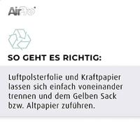 Bong Airpro luchtkussenenveloppen, ft 175 x 265 mm, met stripsluiting, doos van 100 stuks, wit - thumbnail