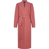 Cawö Cawo Dames Home Kimono, extra licht Uni 812 40/42 koralle - thumbnail