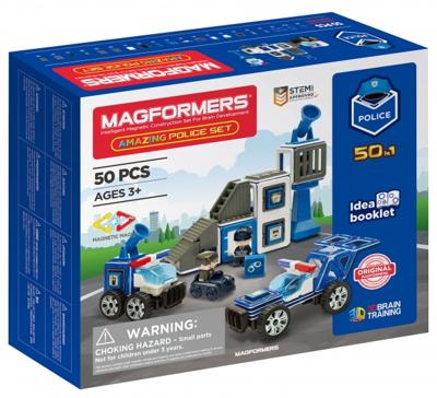 Magformers s.t.e.m. amazing politieset, 50dlg.