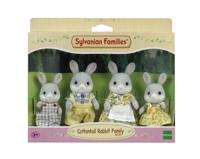 Set Poppen Sylvanian Families Family Gray Rabbit - thumbnail