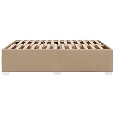 Bedframe kunstleer cappuccinokleurig 140x190 cm
