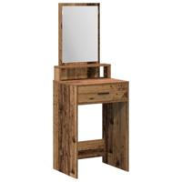 Kaptafel met lade Oud Hout 50 x 41 x 140 cm Bewerkt hout - thumbnail