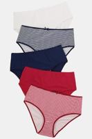 Ulla Popken Slips, set van 5 - Grote Maten - thumbnail