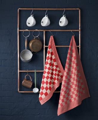 DDDDD keukendoek barbecue 50x55 cm red