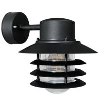 Buitenlamp zwart e27 fitting glas 'Vejer' Nordlux 4 kleuren E27 IP54 - thumbnail