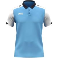 JAKO 6370 Polo Dynamic - Hemelsblauw/Wit/Marine - S - thumbnail