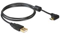 Delock 83147 USB-kabel USB 2.0 USB-A stekker, USB-micro-B stekker 1.00 m Zwart - thumbnail