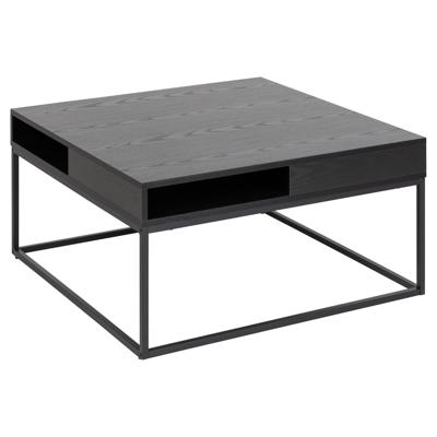 Bendt Salontafel 'Nightingale' Essen, 80 x 80cm, kleur Zwart Bendt Salontafel 'Nightingale' Essen, 80 x 80cm, kleur Zwart