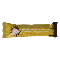 The fitness candy company Milky chocolate & lemon cheesecake 55 Gram - thumbnail