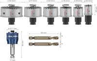 Bosch Accessories 2608594474 2608594474 Gatenzaagset 22 mm, 29 mm, 35 mm, 44 mm, 51 mm, 64 mm 1 stuk(s) - thumbnail