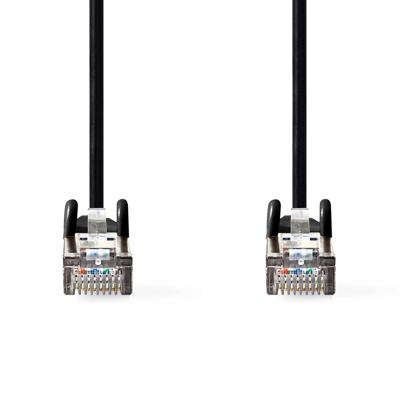 Nedis CCGP85121BK025 Cat5e Sf/utp-netwerkkabel Rj45 Male - Rj45 Male 0,25 M Zwart Nedis CCGP85121BK025 Cat5e Sf/utp-netwerkkabel Rj45 Male - Rj45 Male 0,25 M Zwart
