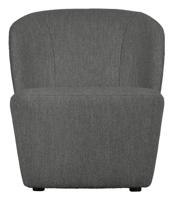 vtwonen Fauteuil 'Lofty' Bouclé, kleur Staalgrijs - thumbnail