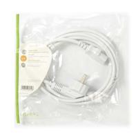 Voedingskabel | Schuko Male Haaks - IEC-320-C13 | 3,0 m | Wit - thumbnail