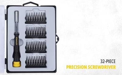 Stanley STHT0-62634 Precisieschroevendraaier 32-delig Hex - thumbnail