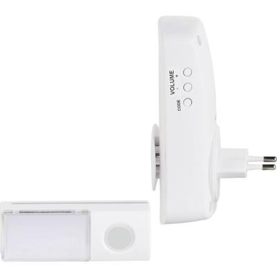 Draadloze deurbel Complete set Met flitslicht, Met naambord Heidemann 70827 HX Ocean 230 V Draadloze deurbel Complete set Met flitslicht, Met naambord Heidemann 70827 HX Ocean 230 V