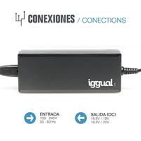 Laptop oplader iggual IGG316986 90 W - thumbnail