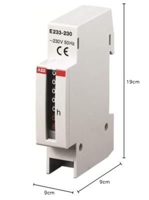 ABB E233-230 Bedrijfsurenteller
