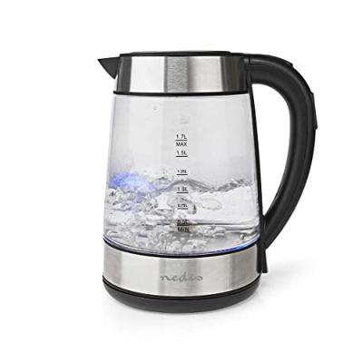 Waterkoker | 1.7 l | Glas | Transparant | 60,70,80,90,100 °C | Temperatuurindicator | 360 graden draaibaar | Verborgen verwarmingselement | Strix®-controller | Droogkookbeveiliging Waterkoker | 1.7 l | Glas | Transparant | 60,70,80,90,100 °C | Temperatuurindicator | 360 graden draaibaar | Verborgen verwarmingselement | Strix®-controller | Droogkookbeveiliging