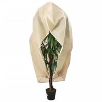 Plantenhoezen met ritssluiting 2 st 70 g/m 1,55x1,55 m - thumbnail