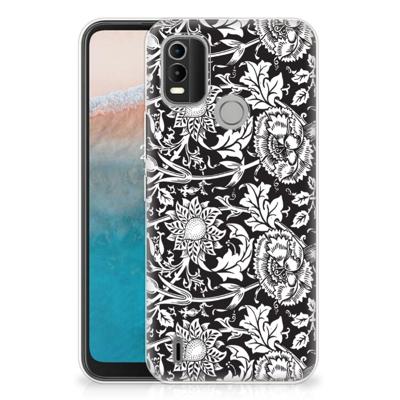 Nokia C21 Plus | TPU Case | Black Flowers Nokia C21 Plus | TPU Case | Black Flowers